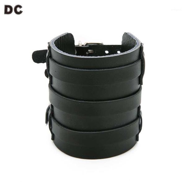 

charm bracelets men pure leather for charming fashion jewelry wrist trinkets bangles valentine's day gift boyfriend1, Golden;silver
