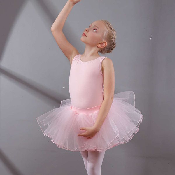 

drs costume summer children's sling girls' training ballet skirt chine dance, Blue