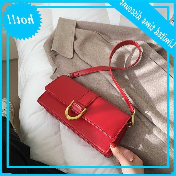 

autumn and winter small women's 2021 fashion new year's day casual one shoulder armpit bag