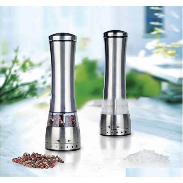 

pepper grinder salt muller manual rotatory pepper mills stainless steel plastic funnel grinder machine for jllnox xhhair