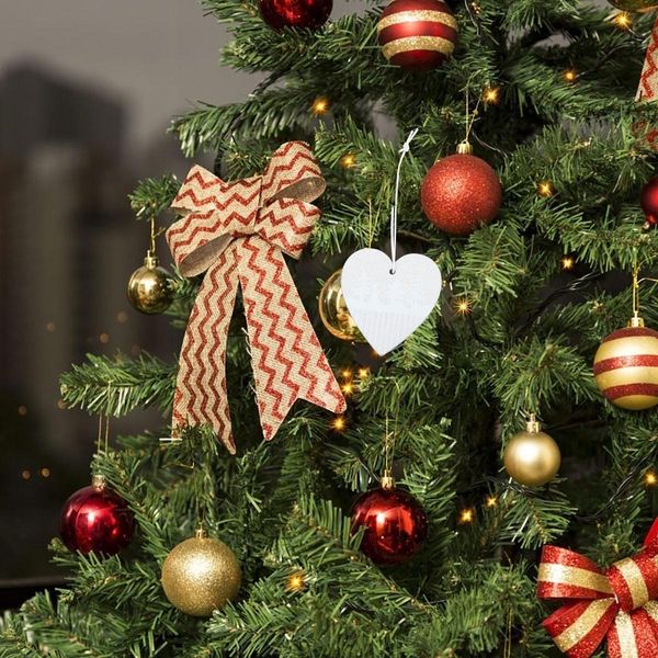 

1 box 12pcs christmas hanging bell shaped pendant xmas tree pendants wooden hanging decor 1 box wmterq loveshop01