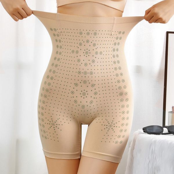 

oeak women high shaper panties tummy belly control body slimming floral shapewear girdle underwear waist trainer 2020