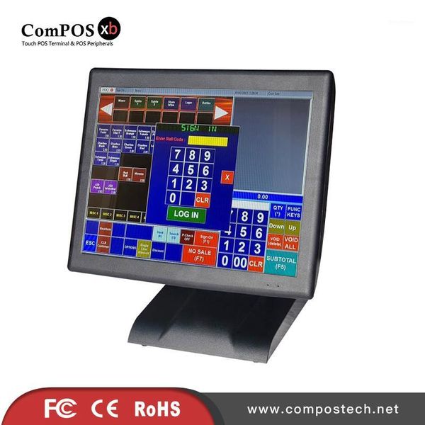 

monitors system 15 inch five wire resistive screen with vfd customer diaplay terminal1