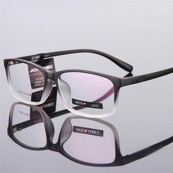 

las nuevas gafas de gama alta 202 para hombres y mujeres retro, anteojos con marco tr90, marcos de gafas, marcos para gafas con1, Black