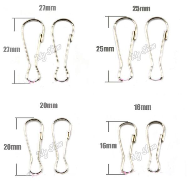 

50pcs stainless steel snap lanyard clip hook gourd buckle keychain camping clasps carabiner hanging buckle qylzdg