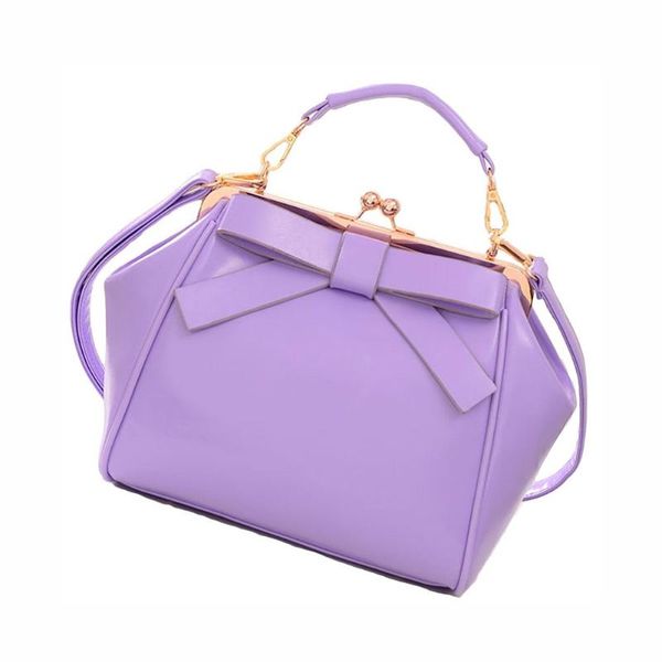 

new women handbag fashion bow shoulder messenger clip handbag girls crossbody bags for women leather handbags teen girl-15