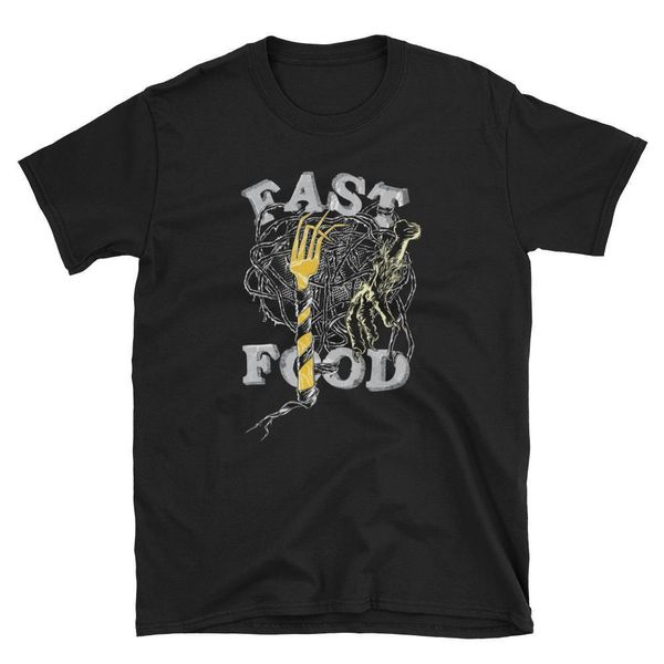 

new mens t shirts fast food fork metal art tattoo men's t-shirt brand new t-shirts sport hooded sweatshirt hoodie