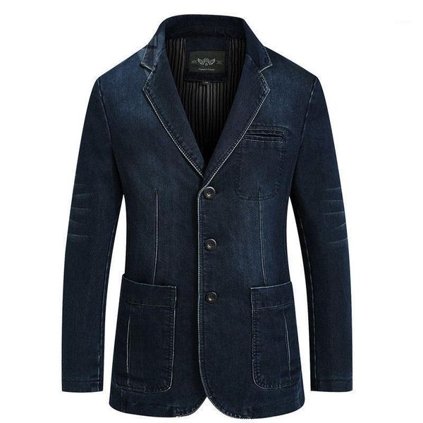 

mens jackets men's spring autumn fashion denim jackets men causal slim fit washed jean jacket coat cowboy blazers male clothes1, Black;brown