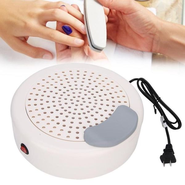 

manicure machine nail dust collector nail dust suction fan vacuum cleaner with filter 220v nails accessoires, Silver