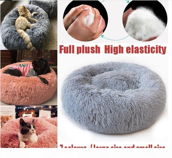 

pet dog bed комфортная пончик cuddler круглый собак kennel ultra soft washable dog и cat подушка кровать зимний теплый диван