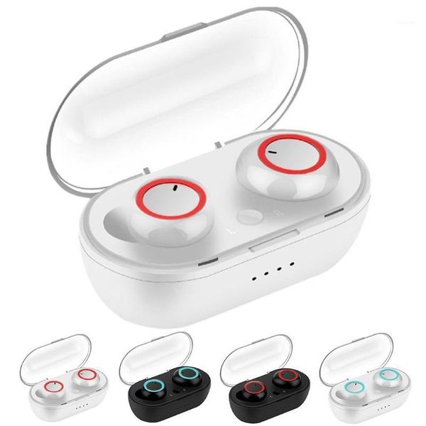 

wireless bluetooth 5.0 touch control earphone earbuds with mic charging box1