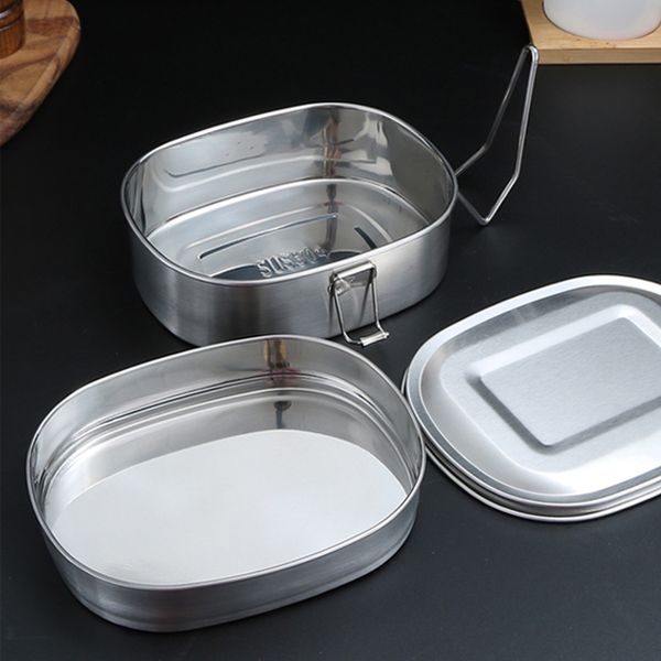 

square steamed lunch box student lunch box canteen office worker lunch box