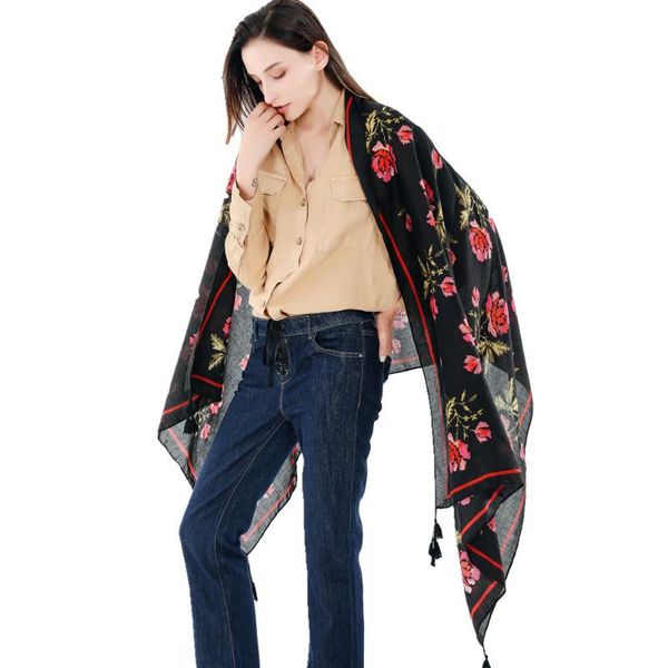 

180*80cm cotton linen voile scarf autumn winter scarves men foulard square hijab ladies shawl wrap muffler pareo female hijab, Blue;gray