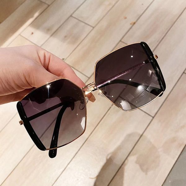 

new polarized sunglasses square creative style net red irregular shadow women all-match exquisite elegant fashion trendy glasses, White;black