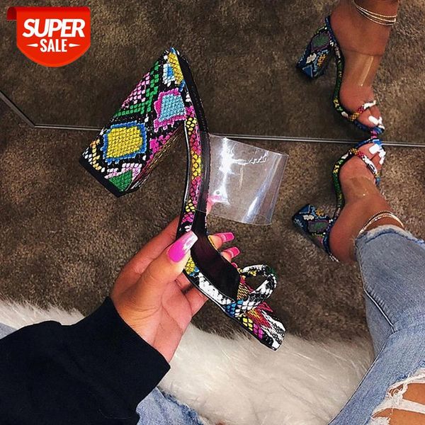 

women sandals block heels sandals chaussures femme shoes women high heels 2020 new peep toe summer shoes female #ix5y, Black