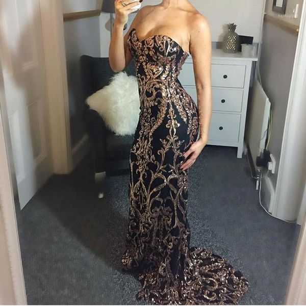 

strapless sequined prom dress floor length mermaid maxi dress stretchy backless sleeveless evening gown1, White;black