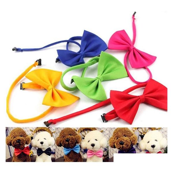 

dog pet bowties genteel bowknot handsome dog neck tie cat ties collars pet grooming supplies t2i307 e72lq