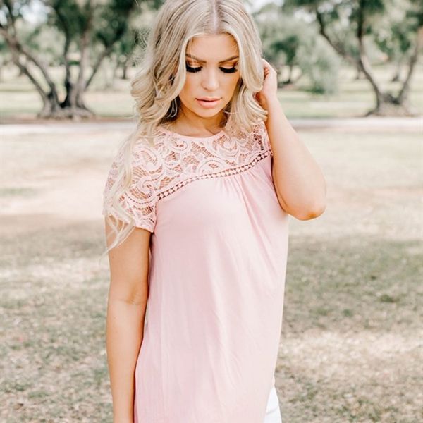 

nx7xm экипажа шифон с коротким рукавом шифон экипаж шеи короткий рукав кружева футболку кружева шеи футболку frq3t, White