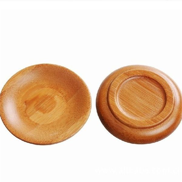 

cafe room coffee coaster natural bamboo round shape tea cup mats heat resistant tumblers pads for table decoration 1 4hs e19