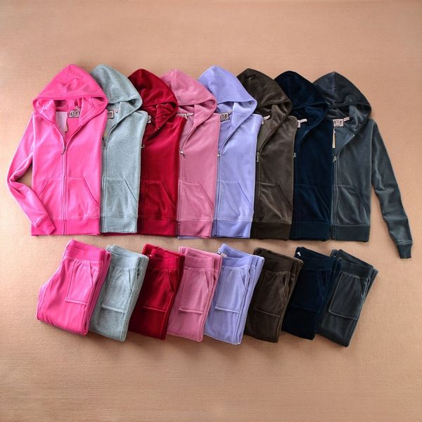 

women velvet two piece outfits casual style sweatsuit hoodies long sleeve and pants tracksuit for sport s-xxl 201007, White