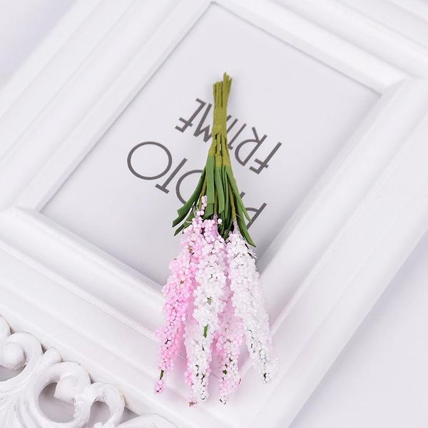 

10pcs mini pe lavender artificial flowers for wedding party home decoration diy craft gift bride wreath scrapbooking fak jllenn