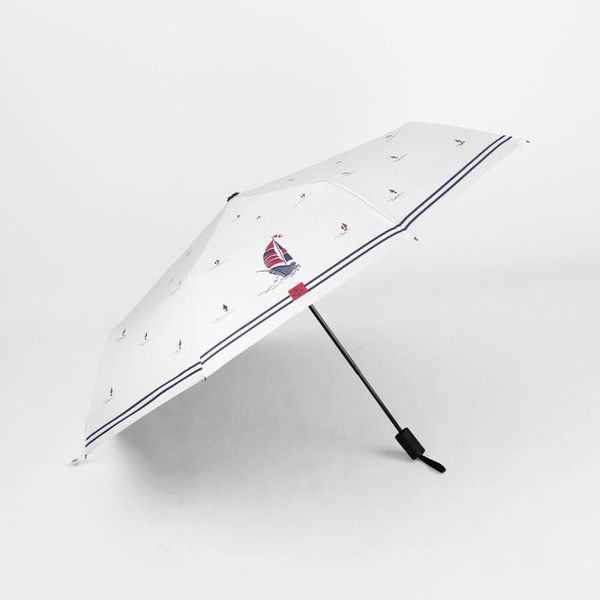 

яда креативный парусник нашивки зонт ув солнечный дождливый складной зонтик для женщин ветрозащитный дизайнер парус шаблон зонтики ys681 bby