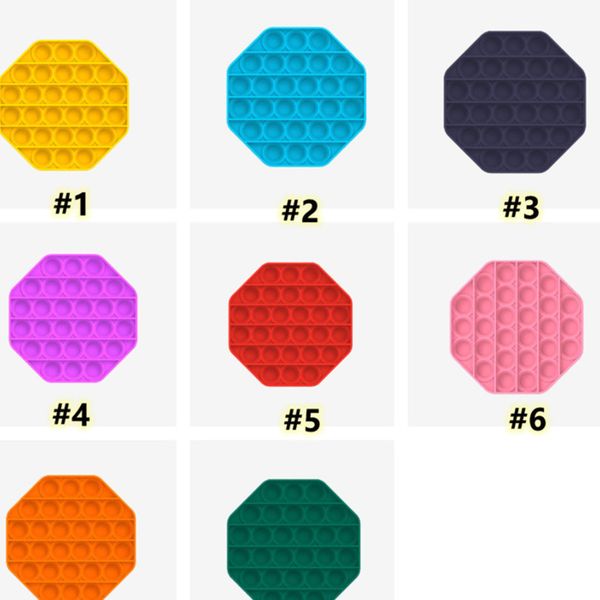 

push pop bubble fidget sensory autism special needs stress reliever toys fashion multicolor fidget simple dimple toys gift gg12901
