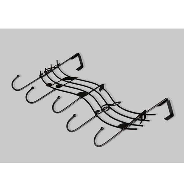 

surelife 3pcs home bathroom kitchen coat/hat/bag metal music style hook hanger organizer iron ho bbybcl