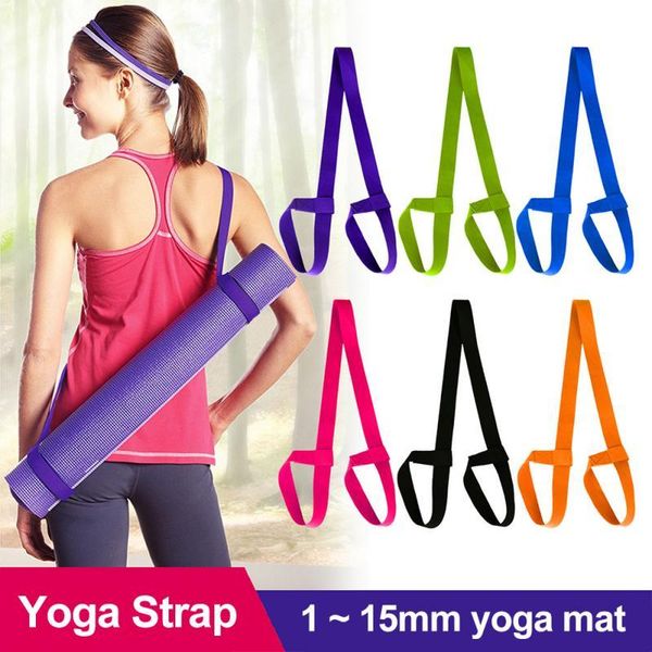 

resistance bands adjustable loops shoulder carry exercise stretch gym fitness accessory yoga mat strap sports sling waist leg portable elast
