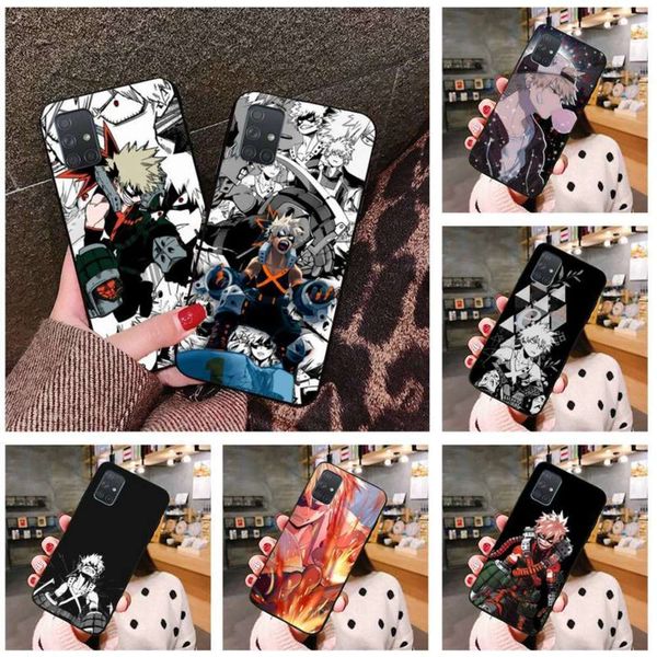 

sewqkatsuki bakugou mobile phone case of hero college samsung galaxy a21s a01 a11 a31 a81 a10 a20 a30 a40 a50 a70 a80 a71 a51vtrvgt