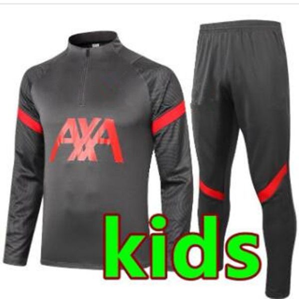 

kids tracksuit 2020/21 training suit football boys training suit, Black