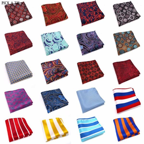 

neck ties 163-184 brand multicolor groom jacquard woven mens pocket square colorful stripes hanky silk fashion wedding handkerchief, Blue;purple
