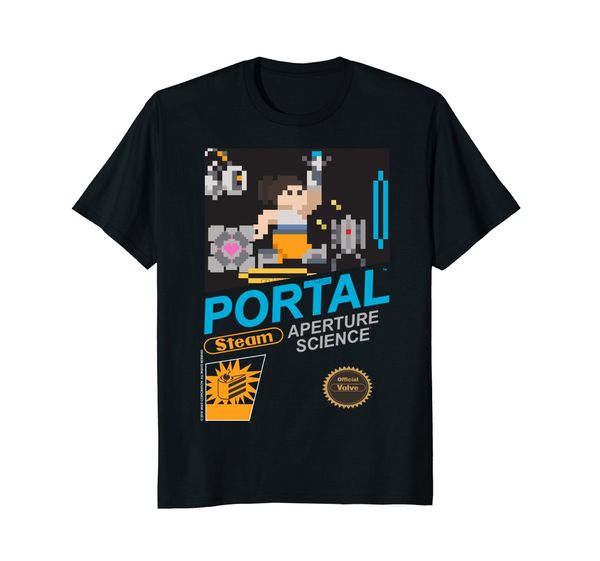 

chell portal 2 portal pixel adventure t-shirt - ptl016 sport hooded sweatshirt hoodie
