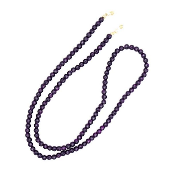 

2020 chic candy color handmade glass beads eyeglasses chain sunglasses accessories halter glasses cord strap lanyard jewelry h bbyvaz