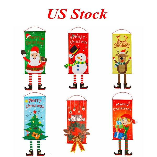 

merry us decorations stock christmas 20 pcs flag mall l party hanging ornaments wall cloth xmas home decoration new year 2020 mar9