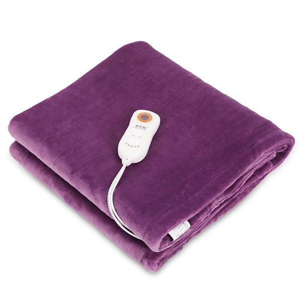 

plush electric heating blanket waterproof washing electric heated blanket 9 gear timing manta electrica warm-up carpets