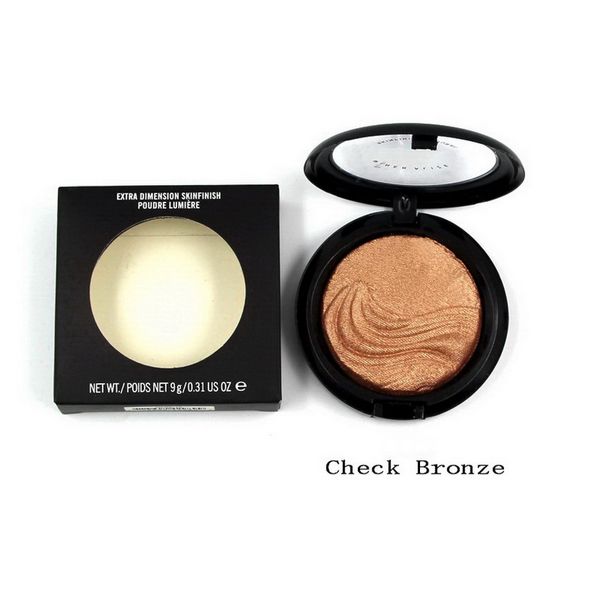 Bronzer Makeup Gesichtspuder Check Bronze Extra Dimension Mineral Skinfinish Erhellt langanhaltendes gepresstes Konturen-Make-up