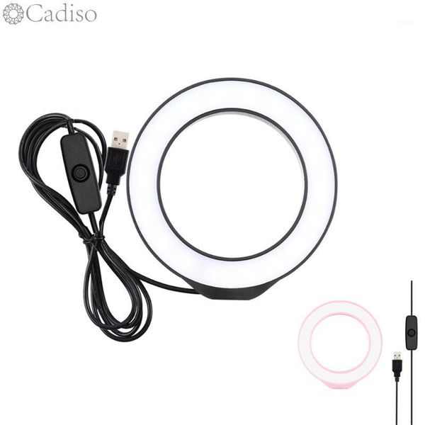 

flash heads cadiso 4.7 inch 12cm usb ring light flexible led selfie fill for live video pography stream tiktok youtube1