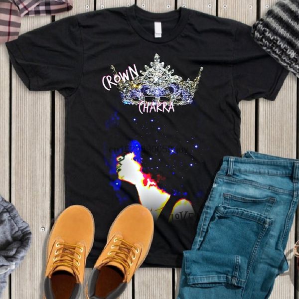 

sport crown chakra graphic cotton t shirt african urban soul powerful black queen conscious woke spirituality mindset tee