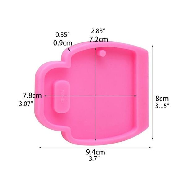 

handmade cup pendant keychain resin casting mold water cup water goblet bottle pendant epoxy resin mold tools ar jllfto