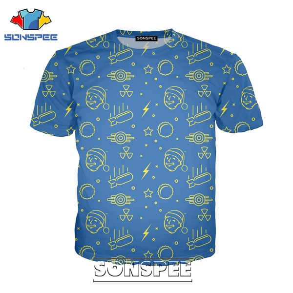 

fallout 4 character gmae 3d print shirts kawaii graphic hippie men clothing