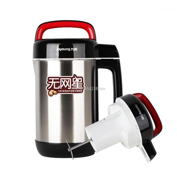 

jy06 automatic soybean milk machine soymilk maker multifunctional blenders electric stainless steel body easy clean no net 1.2l1