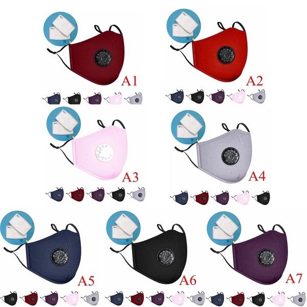 

factory with breath cotton face valve anti dust fog pm2.5 mouth cover washable reusable filter masks dda417 1adzf2