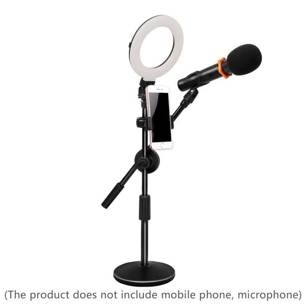 

gskaiwen 5inch tableselfie led ring light dimmable camera p studio video selfie makeup light desk lamp with phone holder