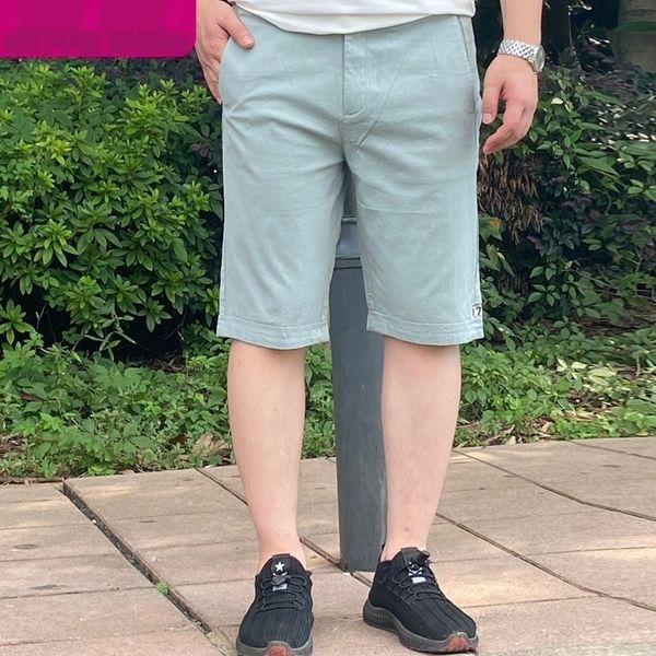 

17106 and casual men's loose korean straight half pants 17106 and shorts casual shorts men's loose korean straight half pants sinl, Blue