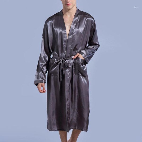 

summer autumn men's bathrobe 8xl 7xl 6xl bust 138cm plus size thin style sleepwear pajama man1, Black;brown