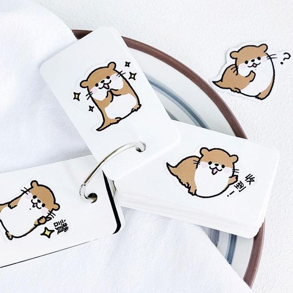 

45pcs cute animal otter animal decorative washi stickers scrapbooking stick label diary stationery album stickers tz191 bbyqcf lipper