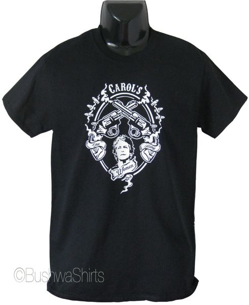 

carol dead walking tv zombies inspired t shirt mens gift fashion brand men's street wear t shirt sport hooded sweatshirt hoodie