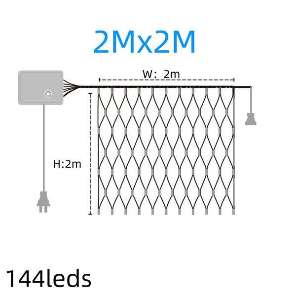 

220v декоративные лампы сетки водонепроницаемых главные рождественские украшений с хвостом штепсельной светодиодной подсветкой для рождестве