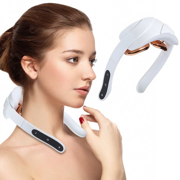 

foldable smart neck shoulder ems muscle massager trainer relaxation electric pain relief toolcervical vertebra physiotherapy perfections
